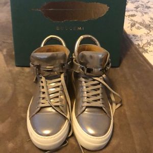 Buscemi Silver Sneakers
